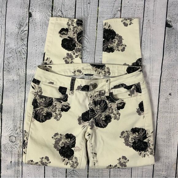 AMERICAN EAGLE Floral skinny jeans - Picture 1 of 7